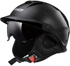 LS2 Helmets Rebellion Motorcycle Half Helmet
