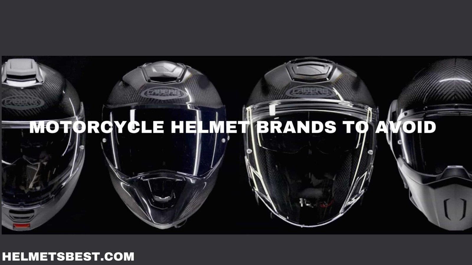 Motorcycle helmet brands to avoid